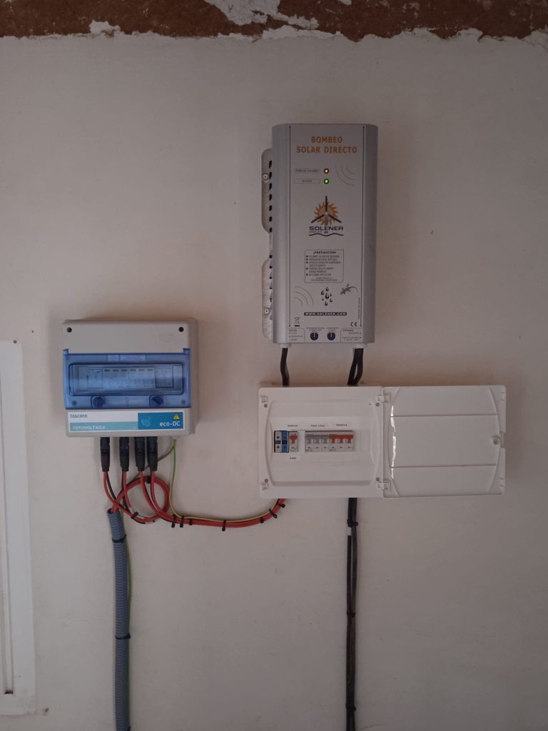 Servicios Electricidad Santos riego solar